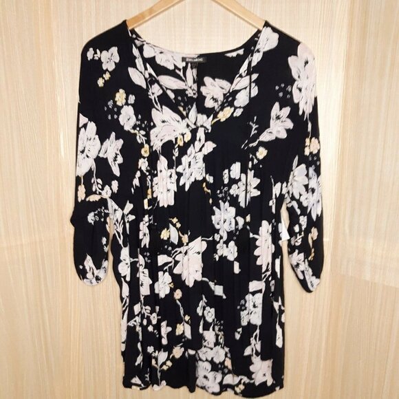 Billabong Womens Boho Floral Blouse Small - Picture 1 of 8